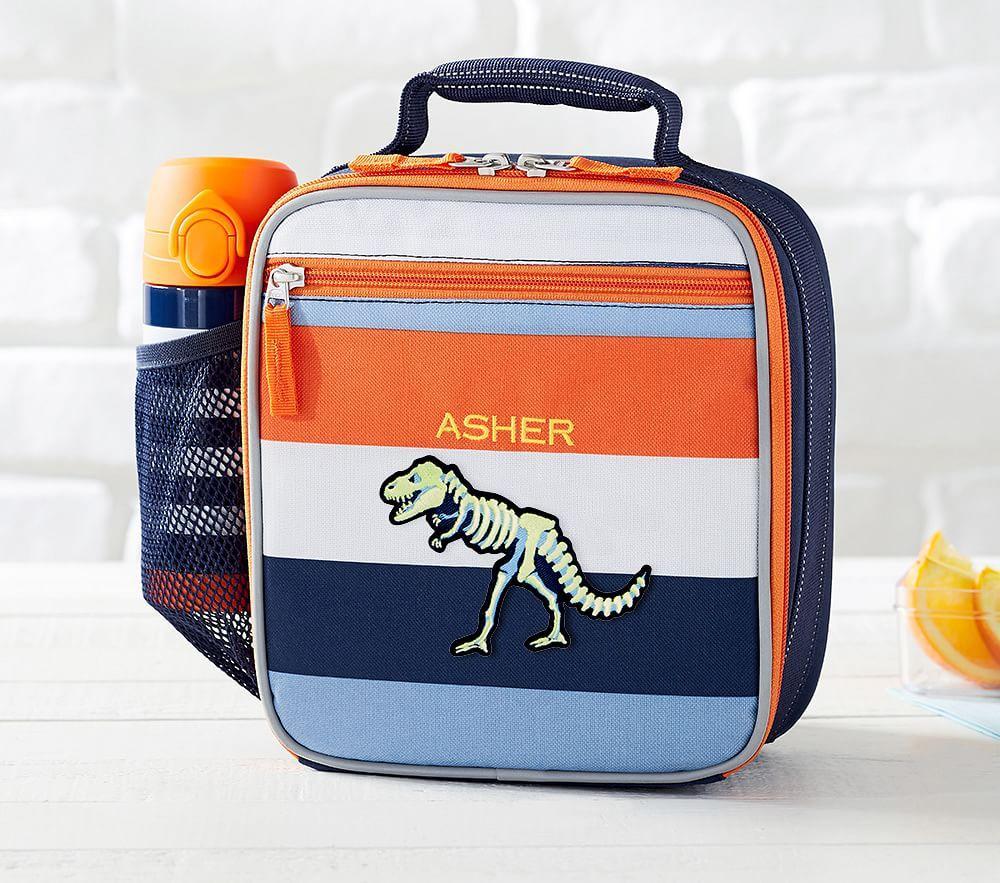Fairfax Navy/Orange Multicolour Stripe Classic Lunch